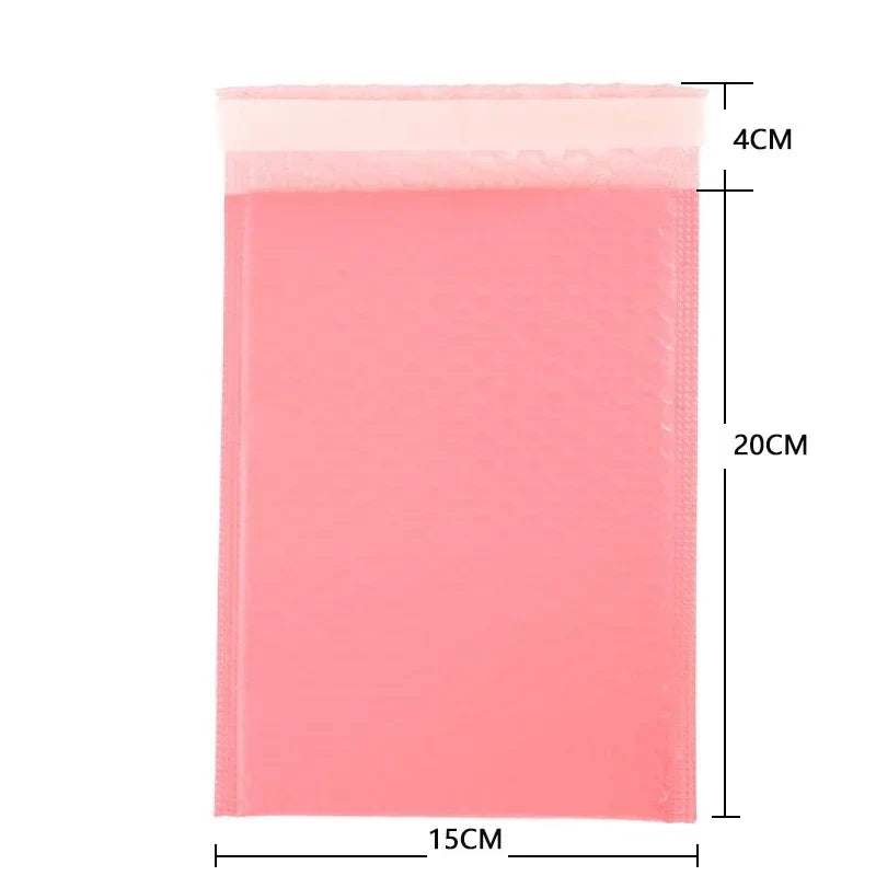 Chic Pink Bubble Mailers