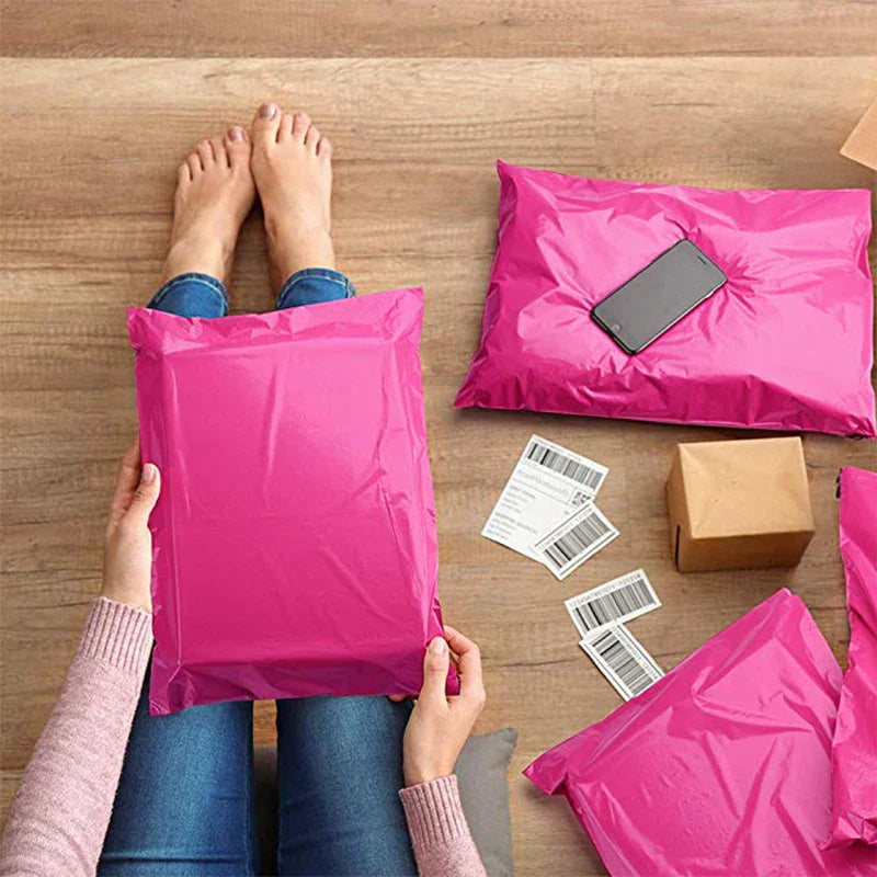 Hot Pink Mailing Envelopes