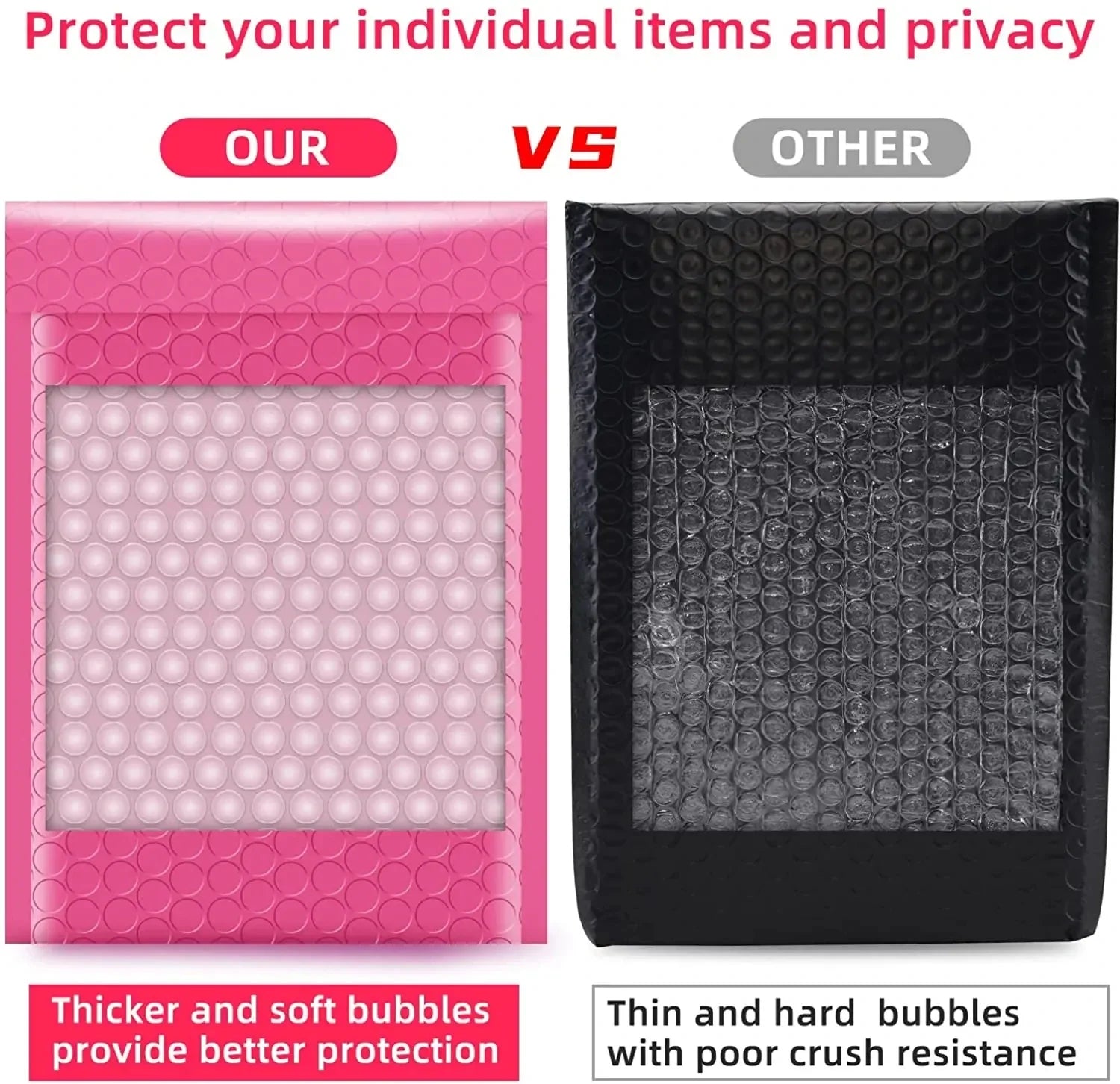 vibrant Bubble Mailers