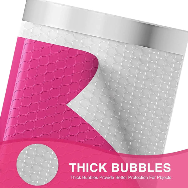 Chic Pink Bubble Mailers