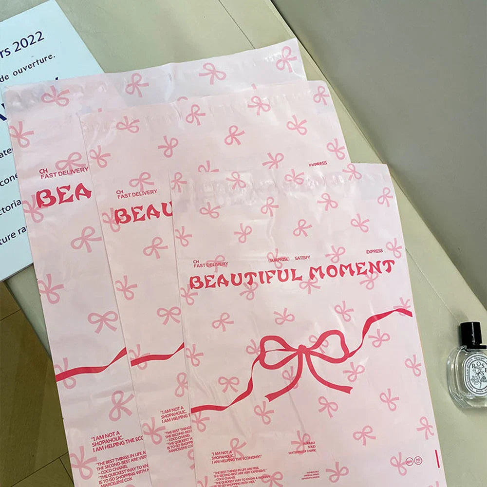 Coquette Pink Shipping Envelopes