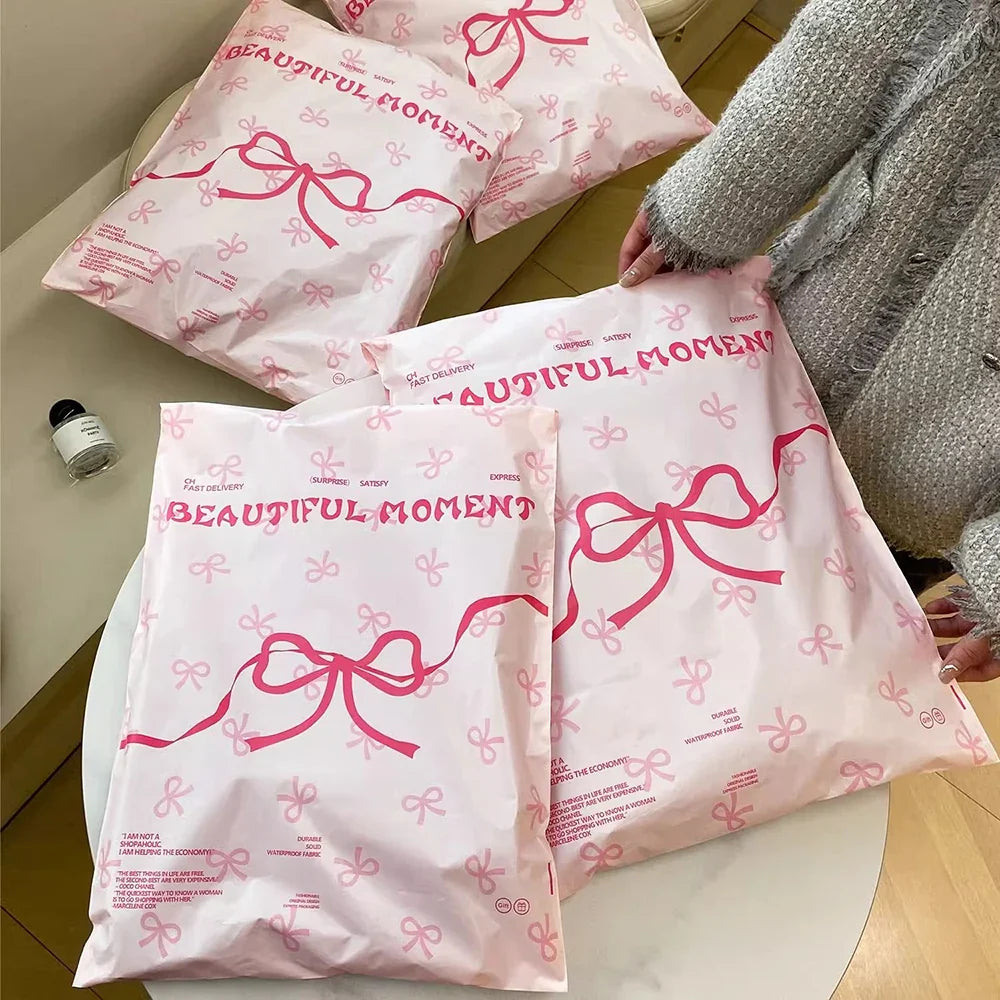 Coquette Pink Shipping Envelopes