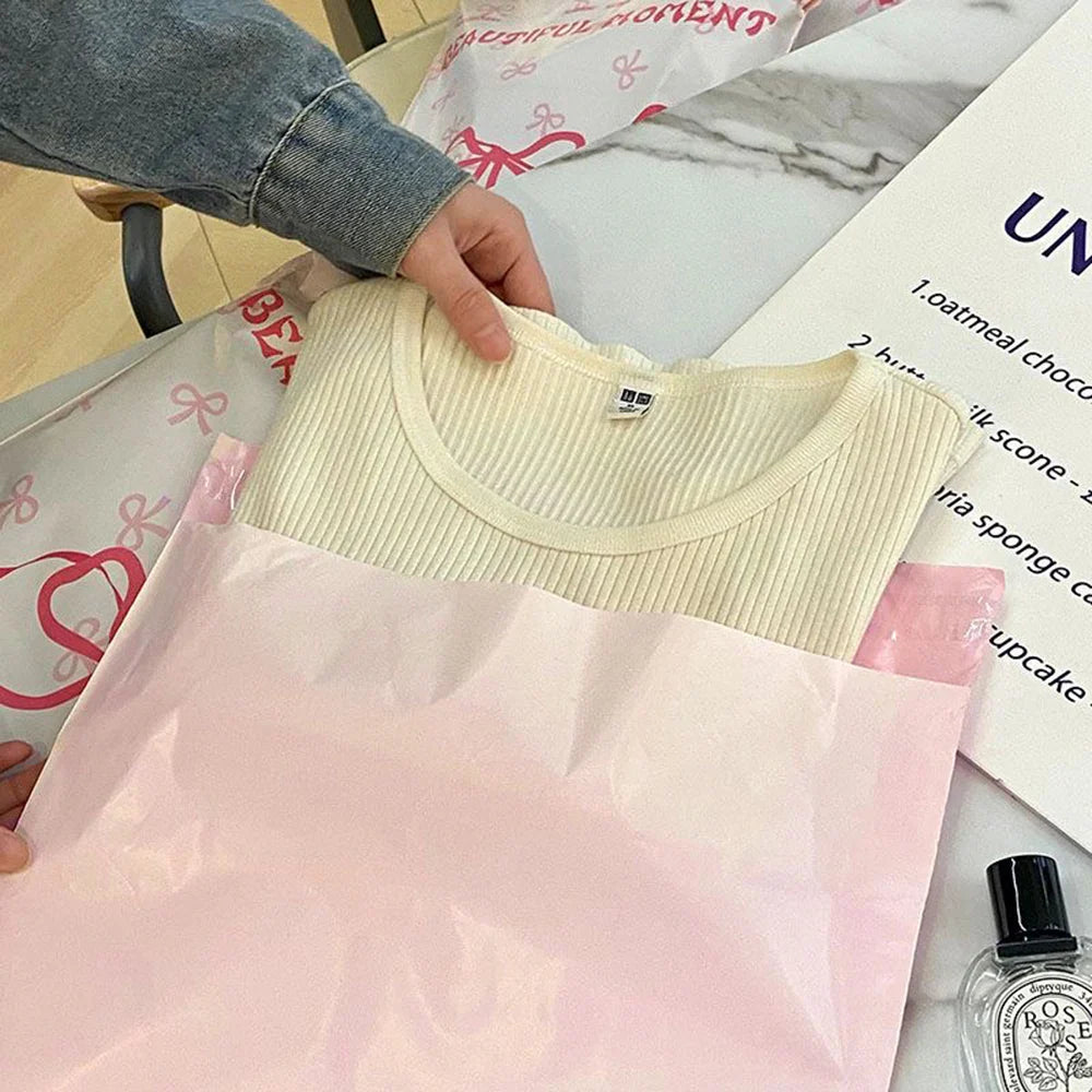 Coquette Pink Shipping Envelopes