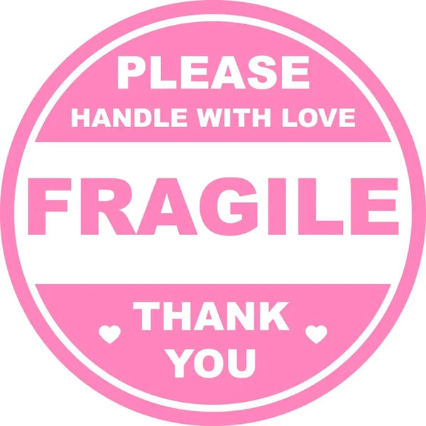 Pink Love Shipping Stickers