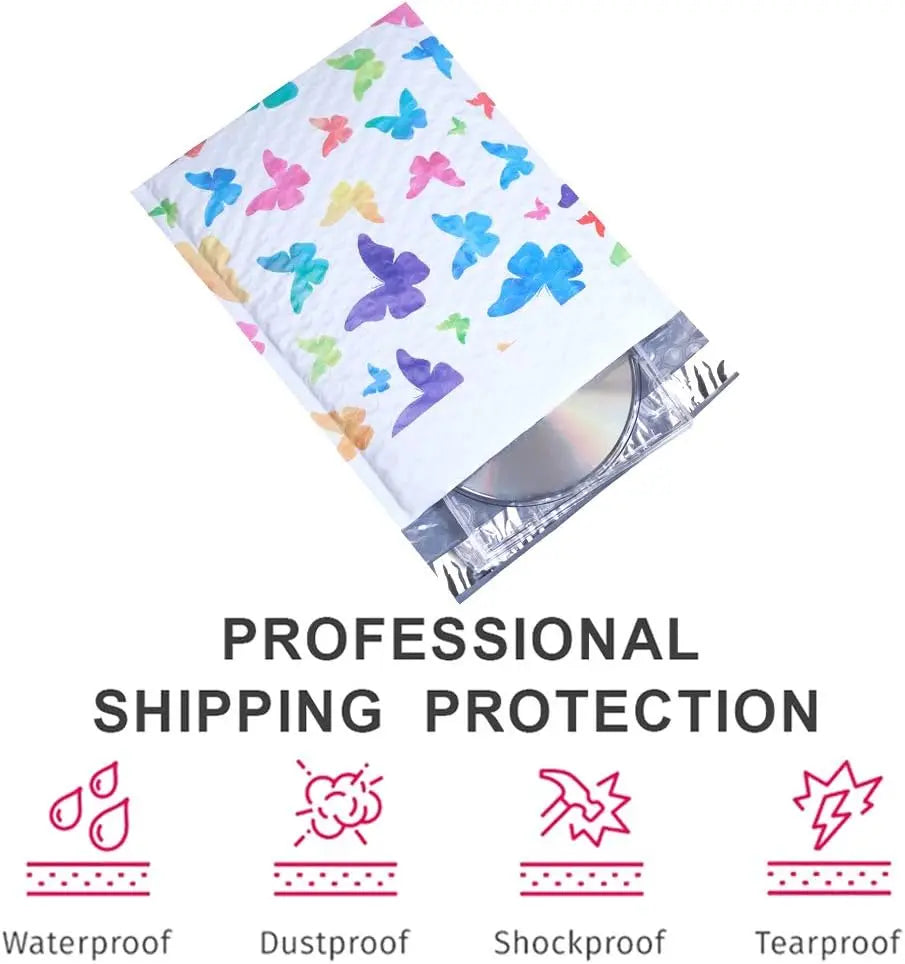 Butterfly Bubble Mailers
