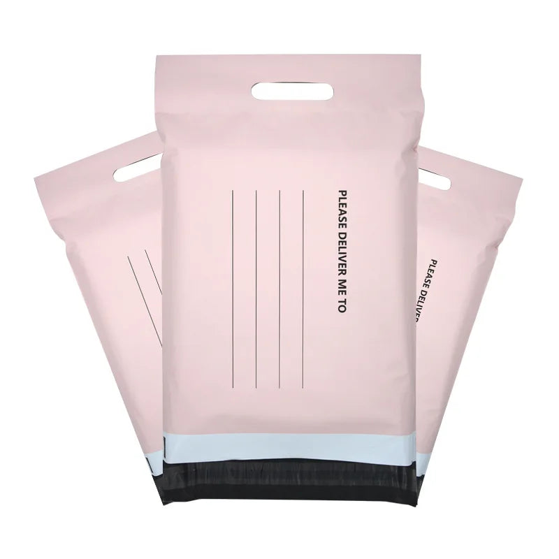 soft pink self-seal mailers