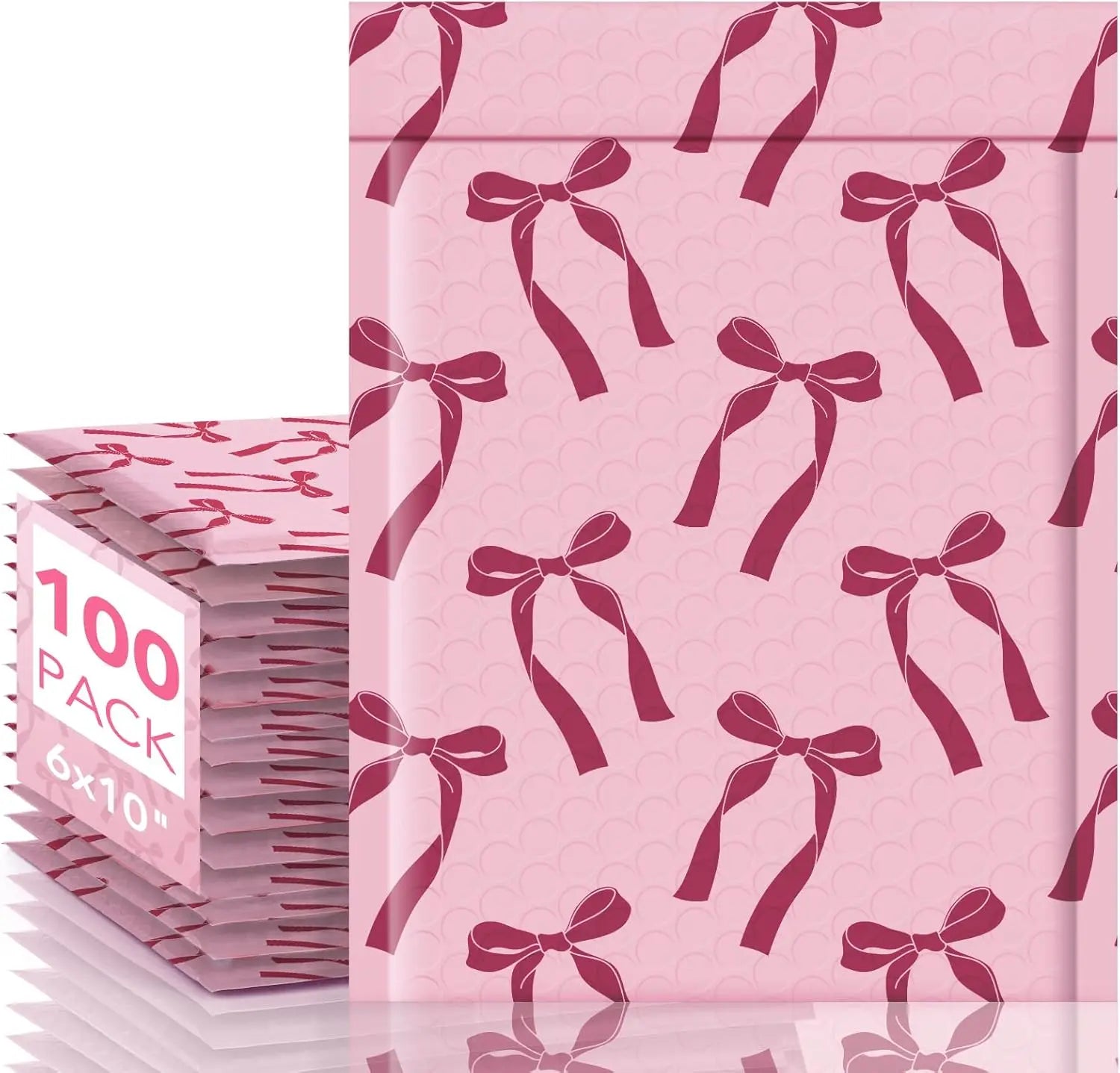 Very Coquette Pink Bubble Mailers