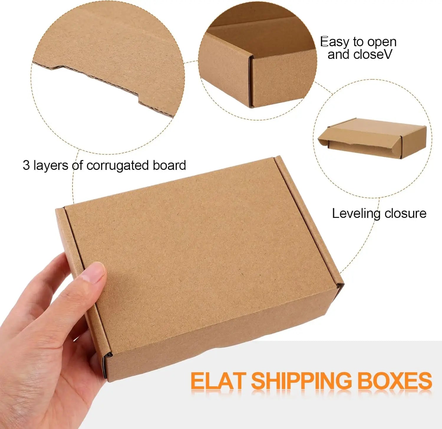 Stylish Shipping Boxes Set